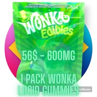 a bag of wonka liquid gummies