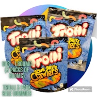 a bag of troli gummy bears