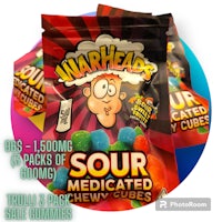 warheads sour medicated gummies